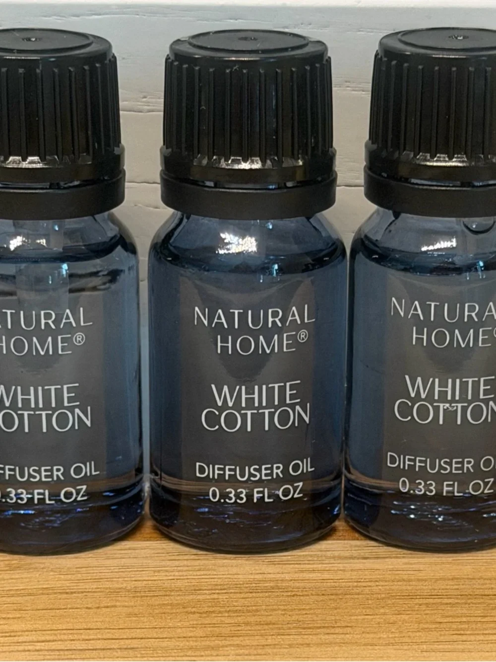Natural Home White Cotton Diffuser Oil By Sand + Fog .33oz/ea 3x Home Fragrance